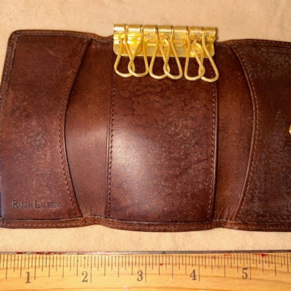 Brand new Polo Ralph Lauren Long Wallet and Key Holder Set in Box and Tags - Picture 13 of 14